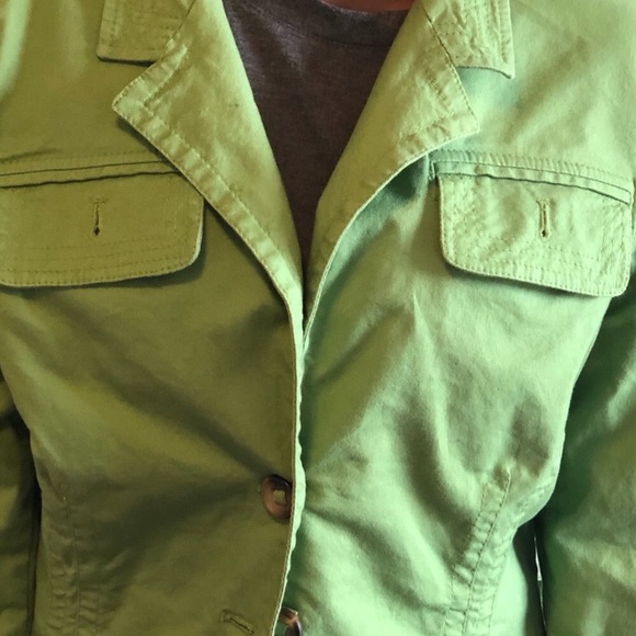 Green Tommy Hilfiger Blazer - Picture 2 of 4